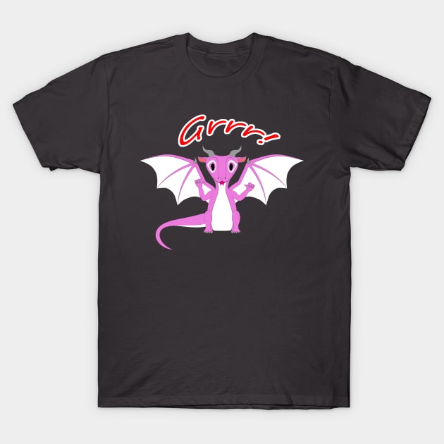 Cute Pink Dragon T-Shirt by Starfire Dragon